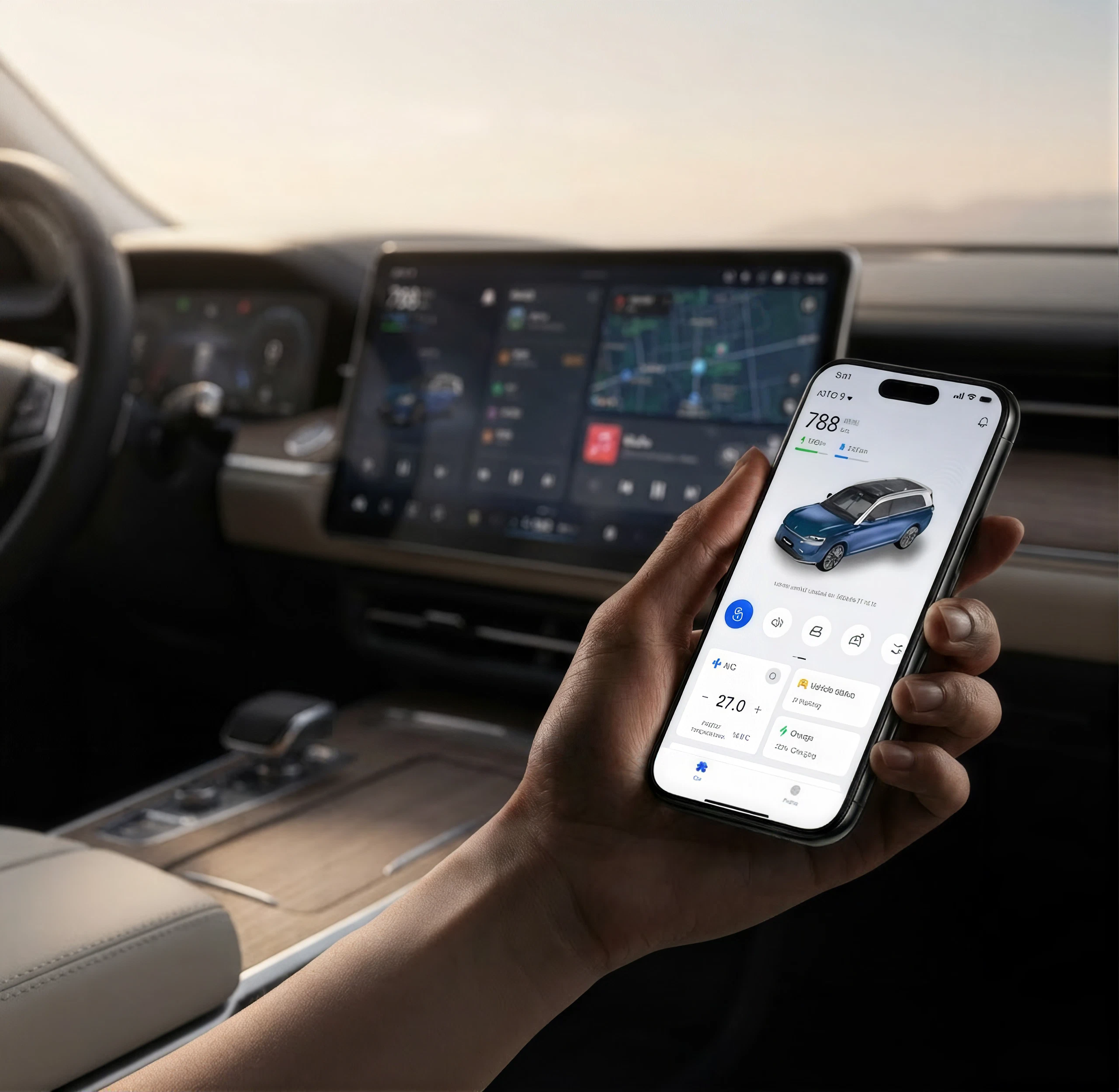 AITO App on smartphone
